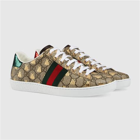 gucci ace leather sneaker replica|gucci ace gg suede sneakers.